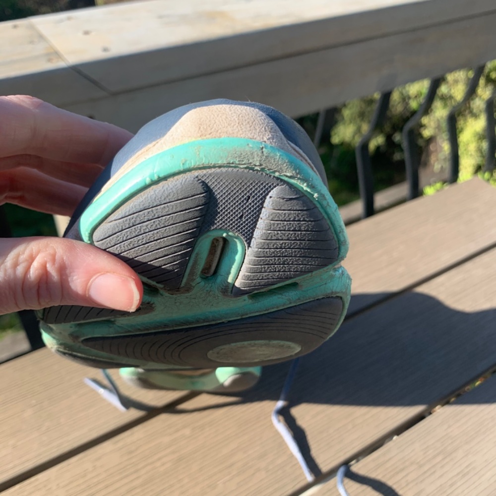 Women’s Ryka Devotion walking athletic running shoe trainer blue gray 10W - Picture 3 of 14